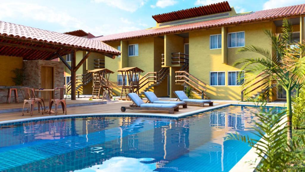 Casa Na Praia Com Piscina Luis Correia Ngoại thất bức ảnh
